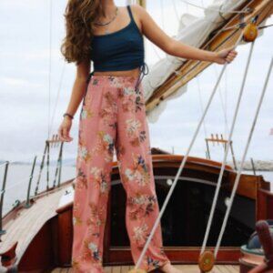 O'NEILL JONIE PUNTA TROPICAL BEACH PANTS NWT